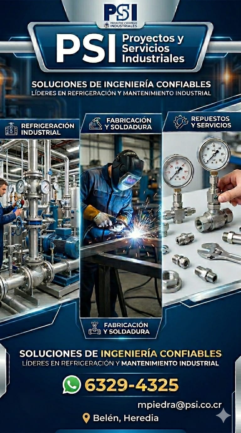 Instalación y servicio de sistemas de refrigeración comercial e Industrial