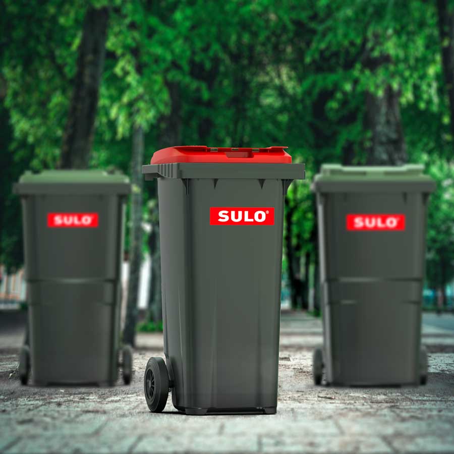 Contenedor de residuos de la marca SULO
