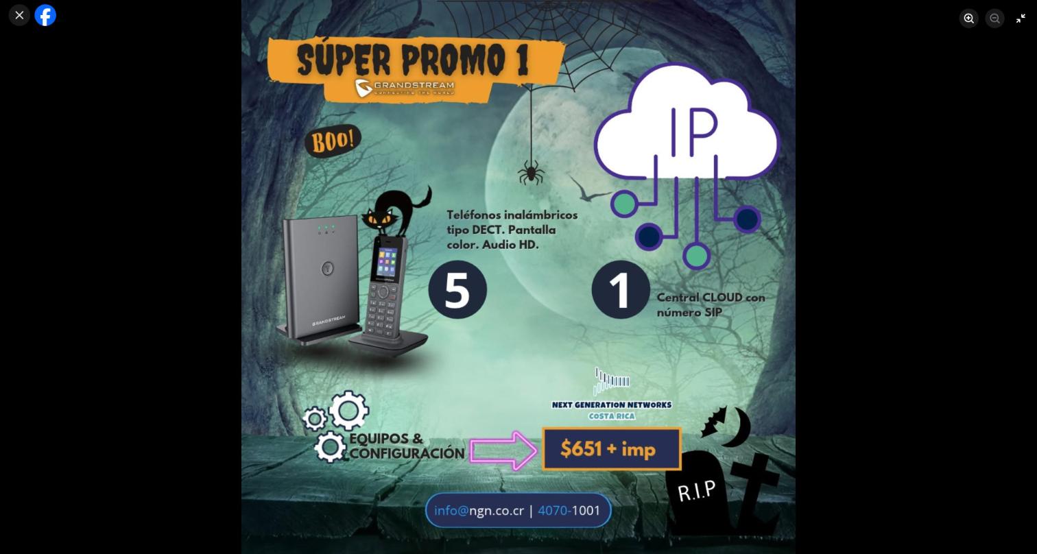Central telefónica CLOUD con numeración SIP: combos con teléfonos Grandstream desde $651 + imp