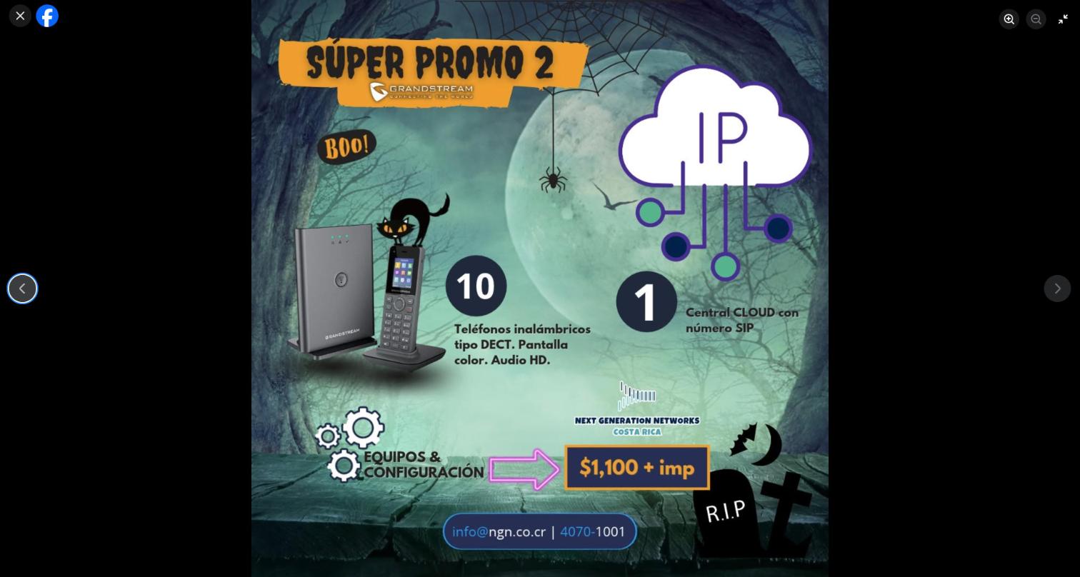 Central telefónica CLOUD con numeración SIP: combos con teléfonos Grandstream desde $651 + imp