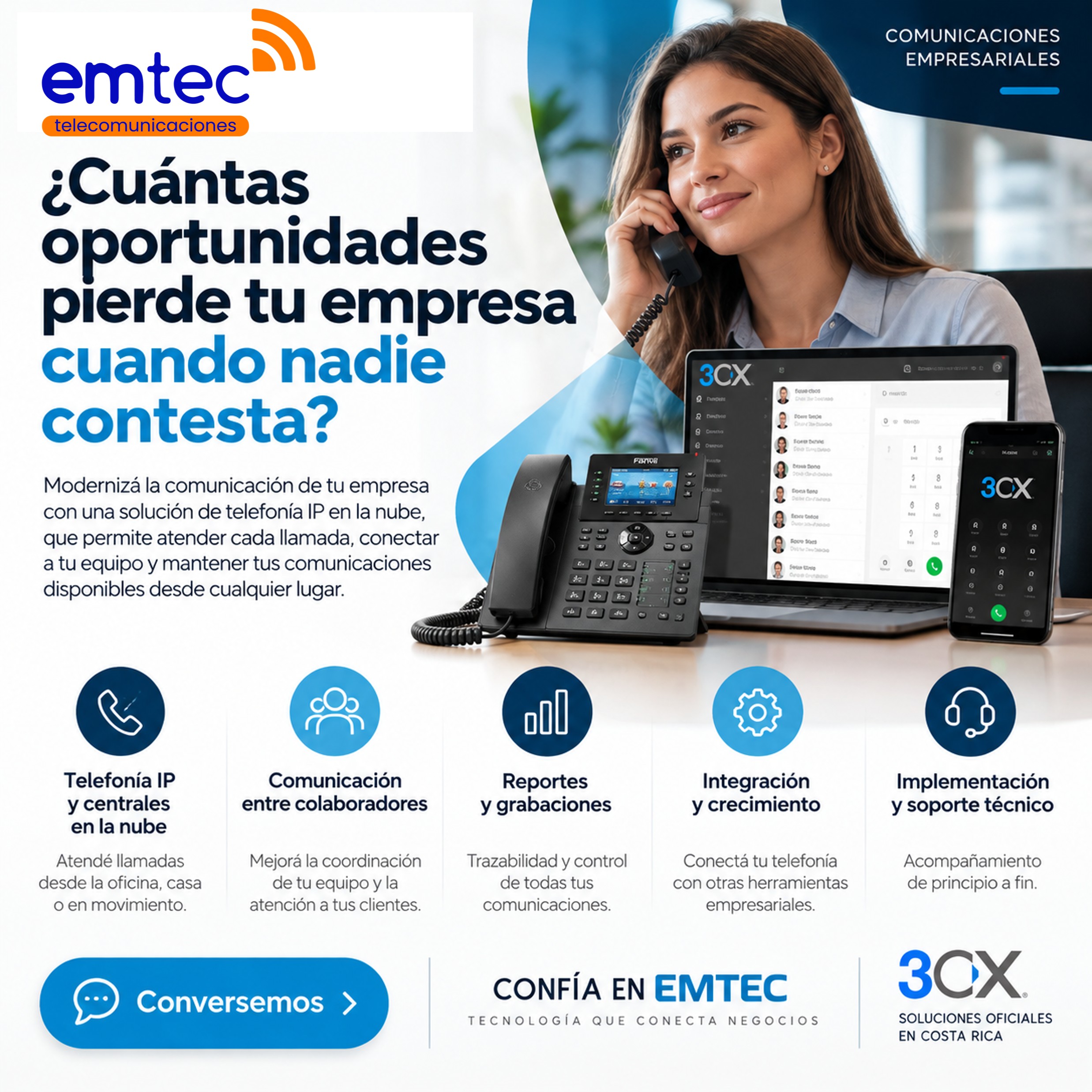 ¿Cuántas oportunidades pierde tu empresa cuando nadie contesta? | EMTEC