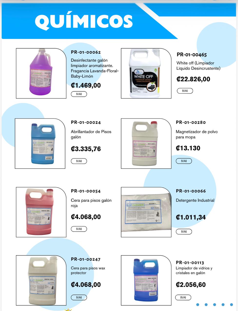 Productos y Soluciones de Limpieza Profesional para Empresas en Costa Rica | GS Cleaner