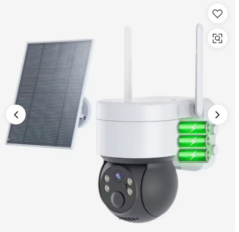 Camara WiFi Solar 4mp Onvif